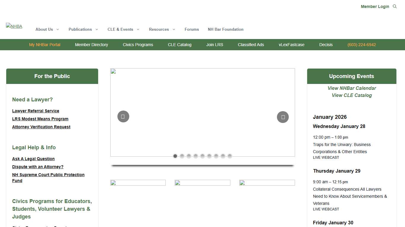 New Hampshire Bar Association,NHBA, NH Bar Association