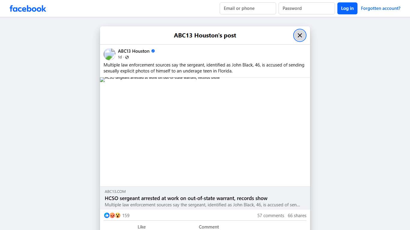 ABC13 Houston - Multiple law enforcement sources say the... Facebook
